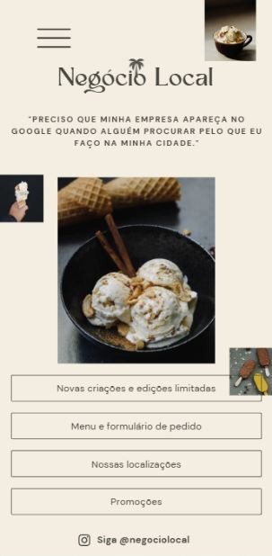 Exemplo de site rápido para empresas 4